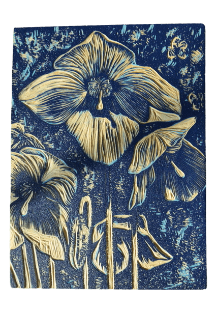 Poppies - Reduction Print