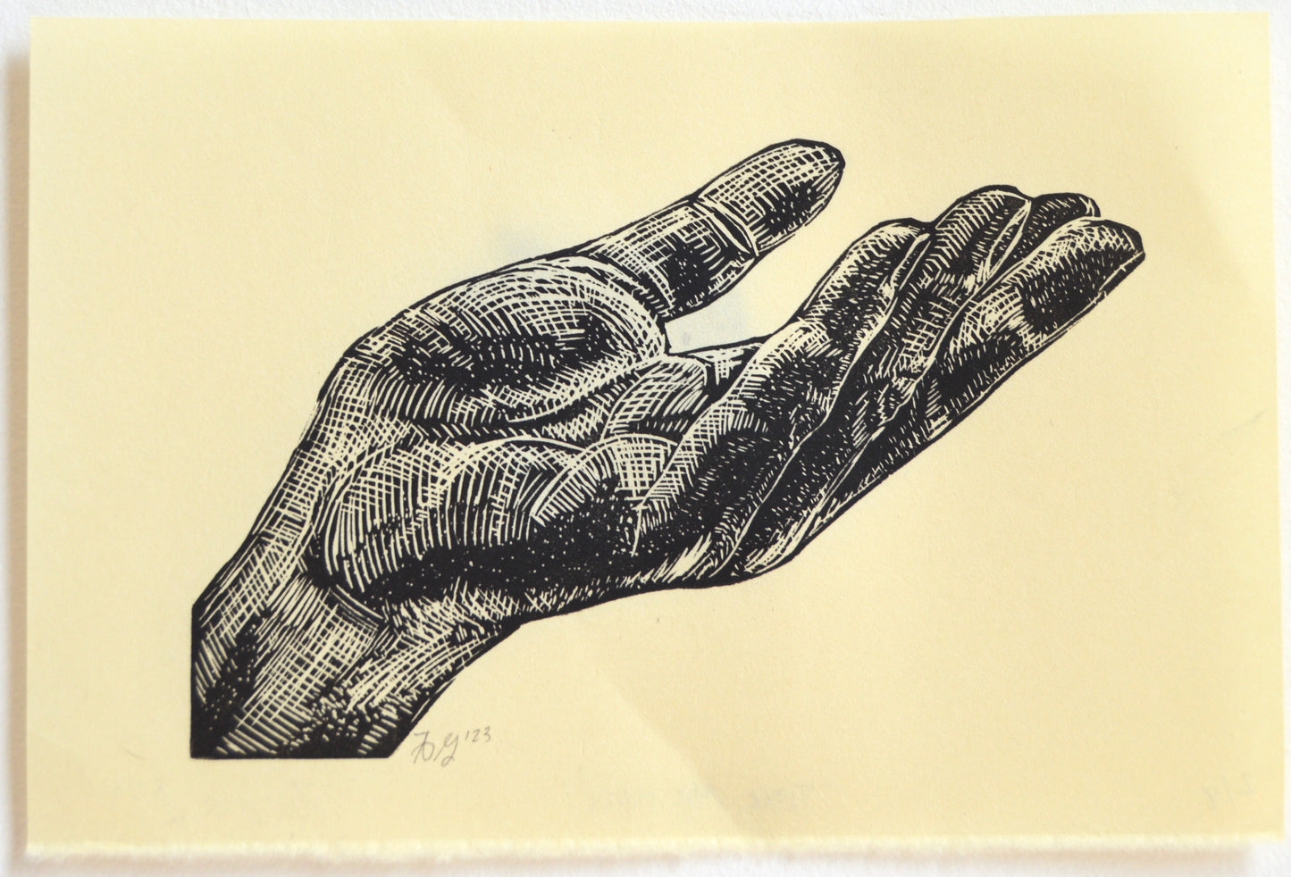 Hand Relief Print